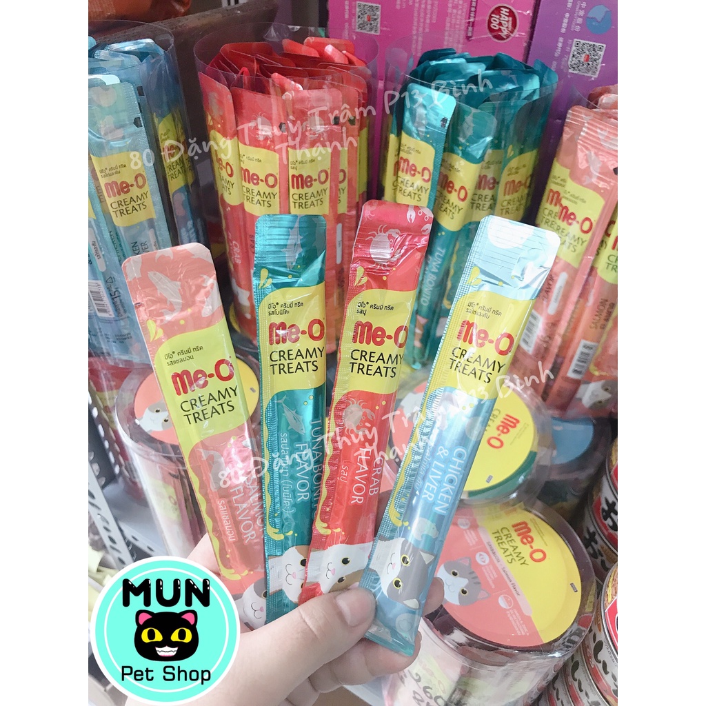 Súp Thưởng Me-O Creamy Treats Cho Mèo 15g/thanh