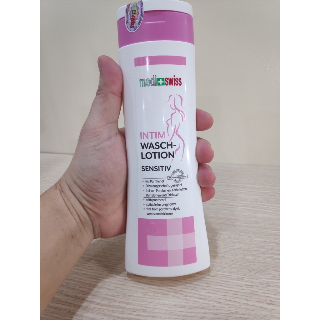 Dung dịch vệ sinh phụ nữ khi mang thai và sau sinh MEDI+SWISS ITIM WASCH-LOTION SENSITIV