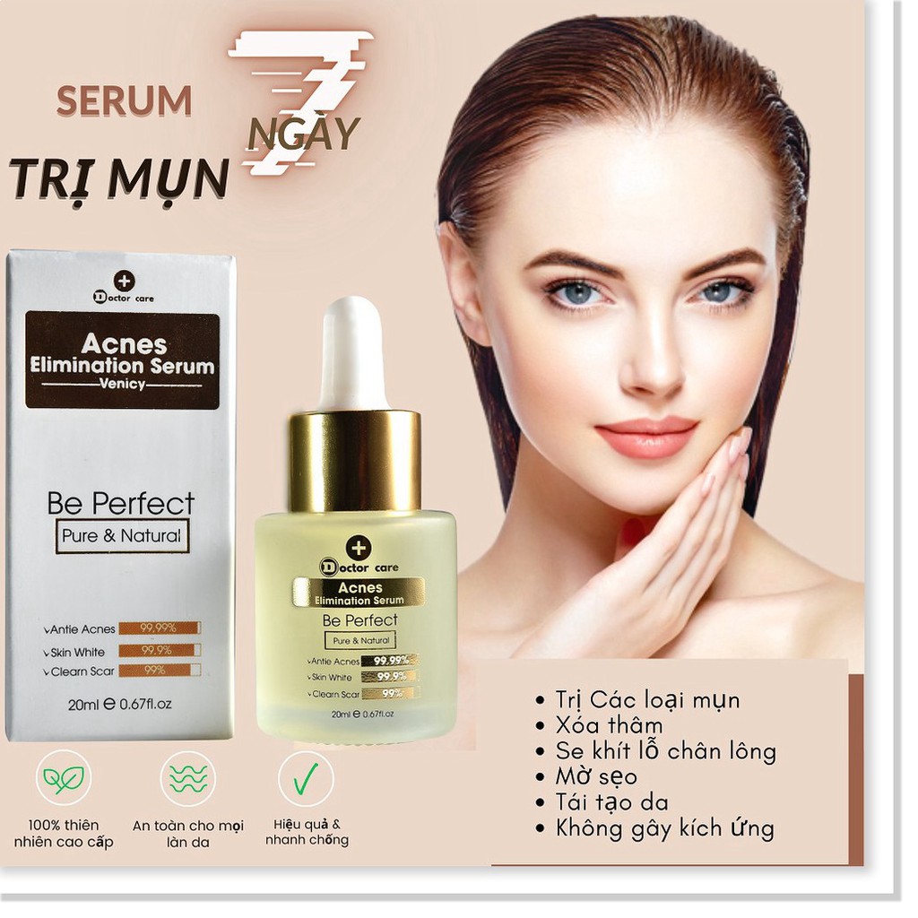 Serum DOCTOR CARE TRI MUN cấp tốc 7 ngay sạch mụn TRANG DA LIEN SEO GIAM THAM