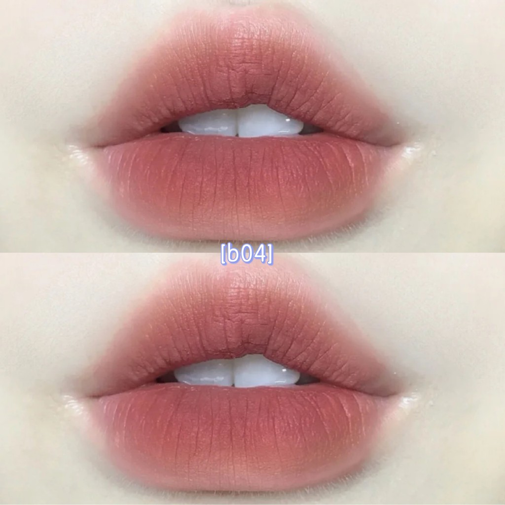 Son kem HERORANGE chính hãng , Son kem lì mịn, mỹ phẩm nội địa trung vỏ son trắng màu nude