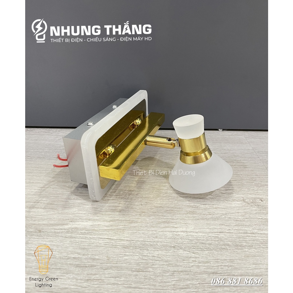 Đèn soi tranh - Đèn rọi gương Led 1 Đèn chiếu sáng 7475-1 - Điều chỉnh góc chiếu - 3 Chế độ ánh sáng - Bảo Hành 1 Năm