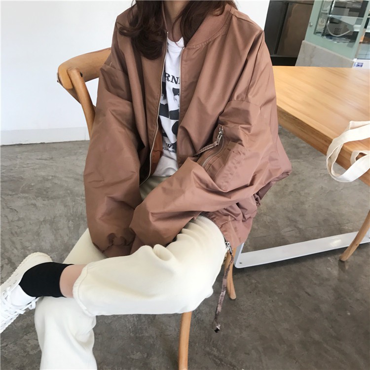 A87 BOMBER JACKET TAY KHÓA STADIUM | BigBuy360 - bigbuy360.vn