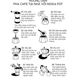 Ấm pha cafe Bialetti Moka Express 1/3/6 cups