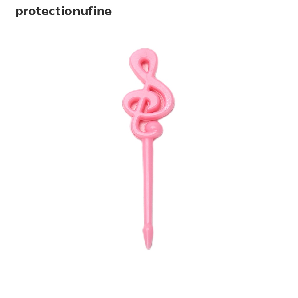 Set 16 Nĩa Ăn Trái Cây / Thức Ăn Vặt Mini Họa Tiết Hoạt Hình Có Nhạc Cho Bé PR3VN