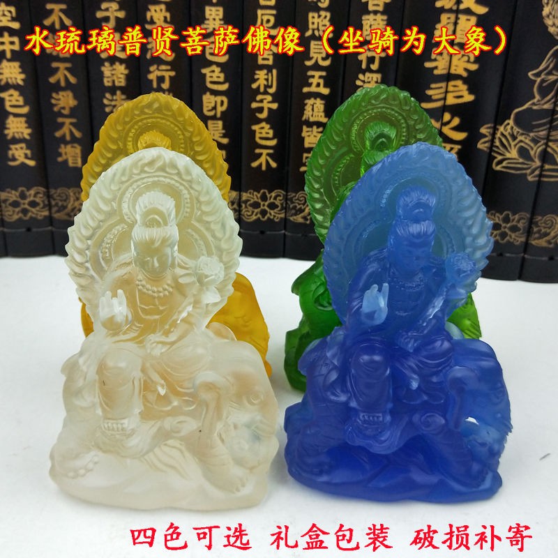 ✢Các tượng Phật A Di Đà, chùa, miếu thờ Địa Tạng Vương Phổ Hiền và Văn Thù Bồ tát bằng kính trang trí phòng kh
