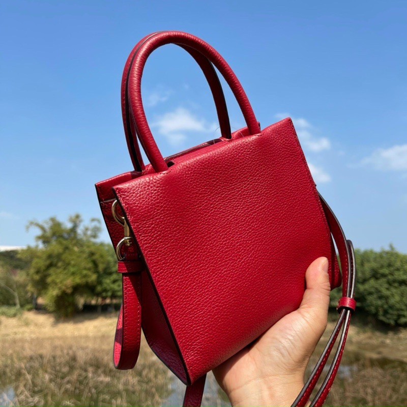 ⚡️⚡️Túi xácg xuất dư - Da bò - Sẵn Đỏ + Đen ⚡️⚡️