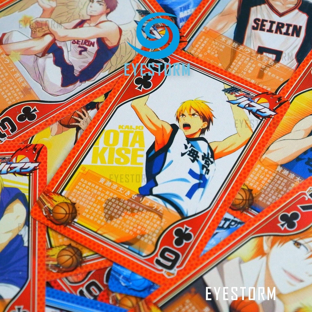 Bài tây anime Kuroko No Basket, Vua bóng rổ Kuroko [ KHÔNG HỘP ] - tú lơ khơ, manga Poker Z - 54 lá