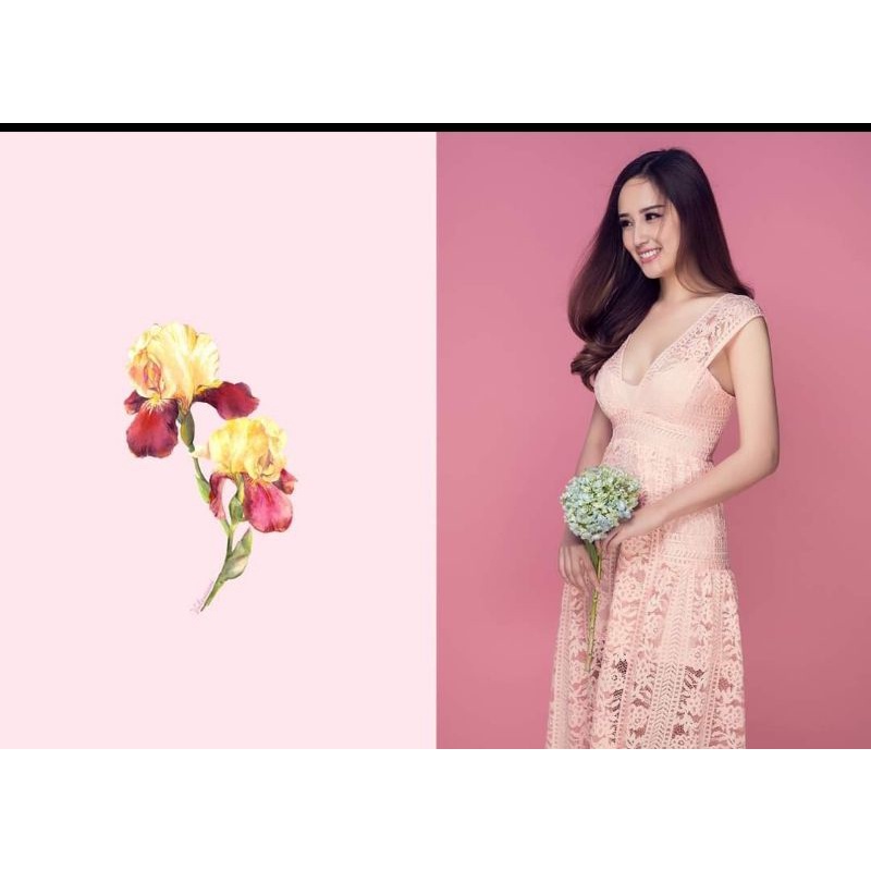 Đầm Tiệc Ren Valenciani sz S