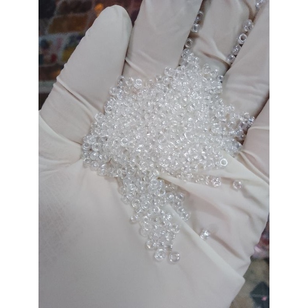 Bịch 20g hạt nhựa acrylic nhiều màu lựa chọn 3li làm trang sức