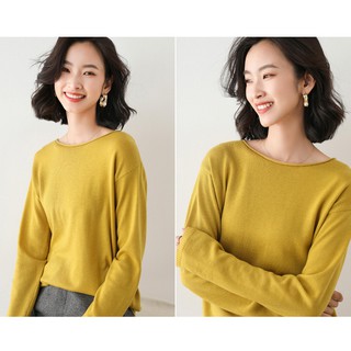 Áo len nữ cổ tròn, Áo len nữ cổ tròn thời trang phong cách trẻ trung hiện đại