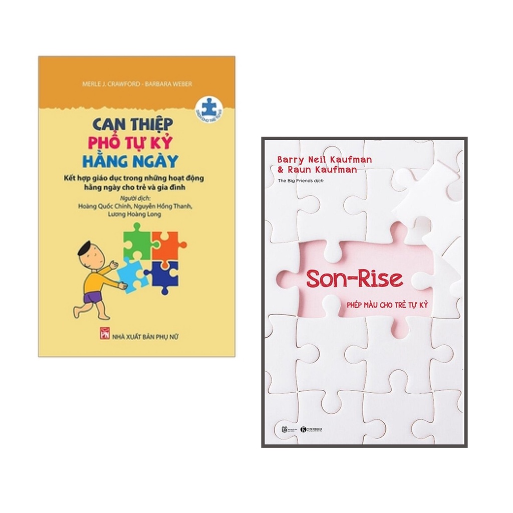 Sách Combo 2c:Son rise- Phép màu cho trẻ tự kỉ th+Can thiệp phổ tự kỷ hằng ngày pn