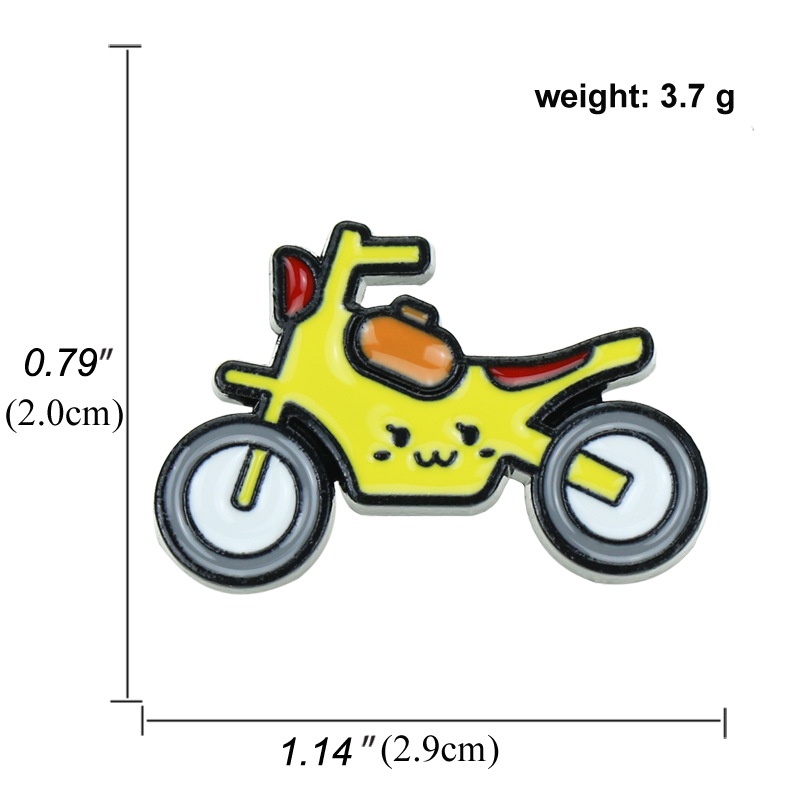 (MớI) Ghim CàI ÁO HìNh Xe MáY Dễ Thương