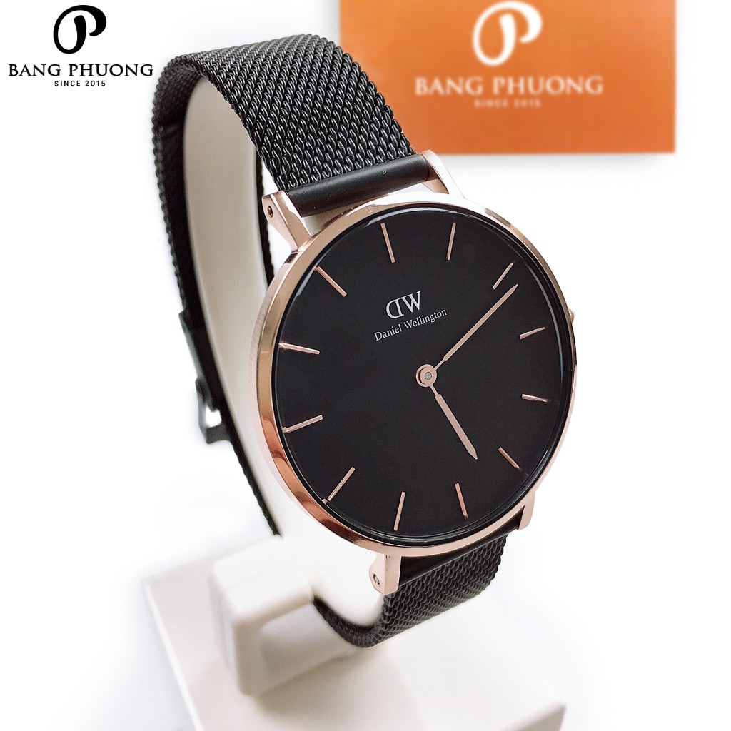 Đồng hồ nữ Daniel Wellington Classic Petite Ashfield viền vàng - DW Chính Hãng