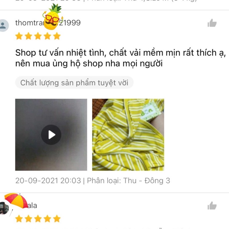 QUẤN CHŨN SƠ SINH COTTON giúp bé ngủ ngon sâu giấc