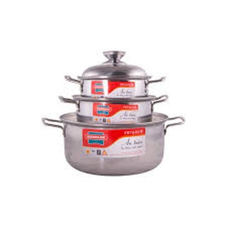 Bộ nồi inox 1 đáy Sunhouse 224