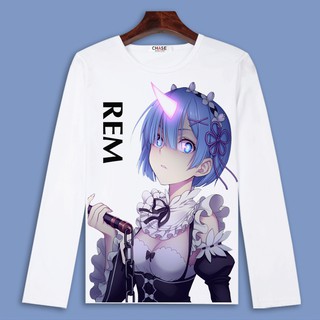 Áo thun tay ngắn in họa tiết Anime re From Zero Kara Hajimeru Isekai Seikatsu