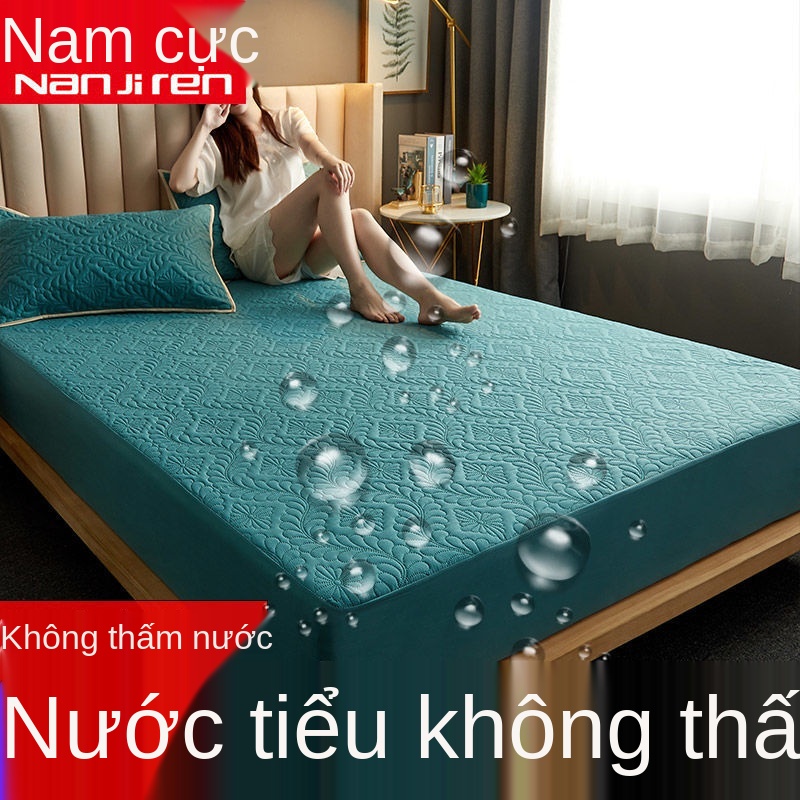 Ga trải giường không thấm nước Nam Cực khăn trải giường một mảnh chống thấm nước tiểu nệm thoáng khí Tấm trải giường dày