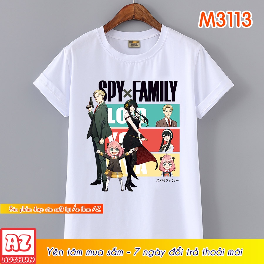 Áo Thun Anime in hình SPY X FAMILY Anya Face - Vải cotton