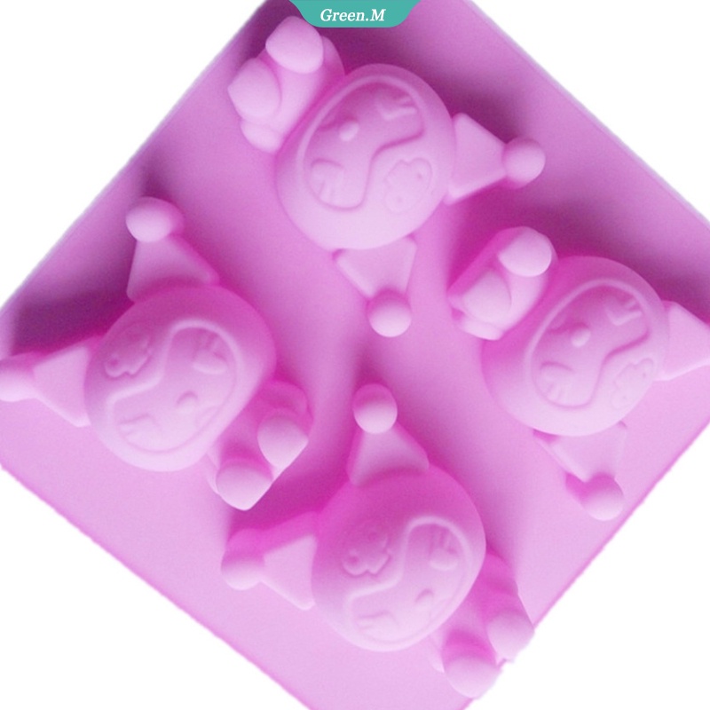 Khuôn Làm Đá/ Sô Cô La/ Bánh Quy Bằng Silicon Họa Tiết Hoạt Hình Kuromi Đáng Yêu DIY