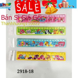 Thước kẻ hình 15-18-20cm