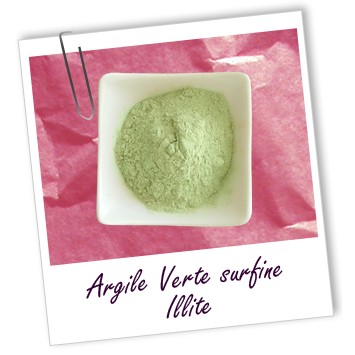 Argile ILLITE Verte surfine - Đất sét xanh AROMA ZONE