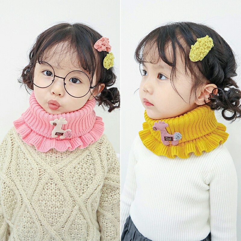 Khăn len ống cổ lọ cho bé yêu ấm áp mùa đông