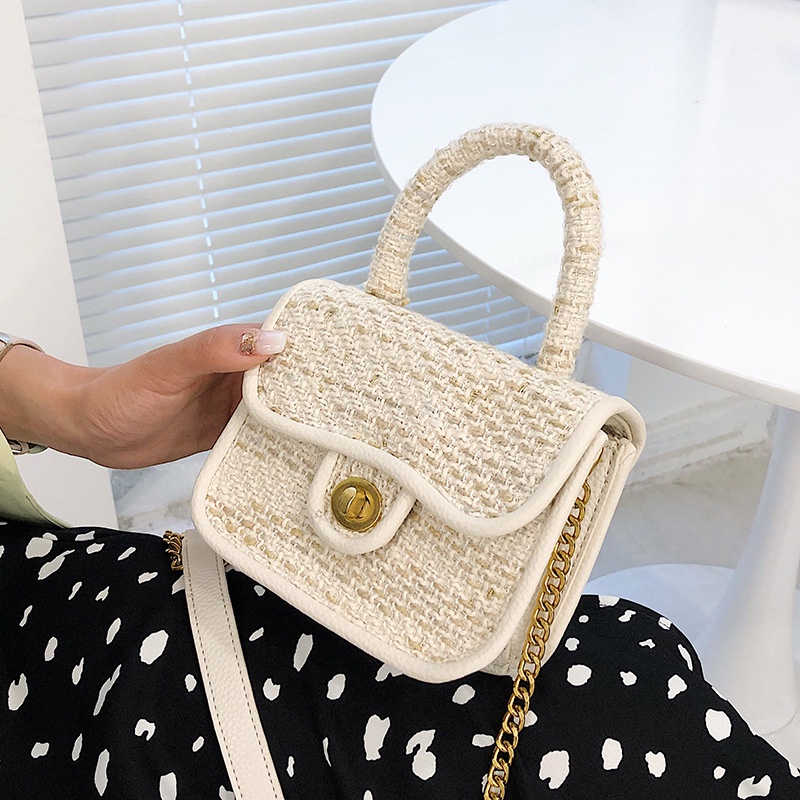 Túi Đeo Chéo Vai Hình Vuông Cỡ Nhỏ Phong Cách Hàn Quốc Thời Trang Mùa Hè Dành Cho Nữ