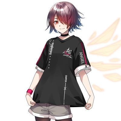 Áo thun hoodie dùng hóa trang nhân vật Arknights EXUSIAI