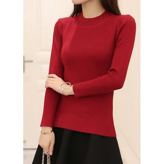 Áo len cổ 3 phân tay dài | BigBuy360 - bigbuy360.vn