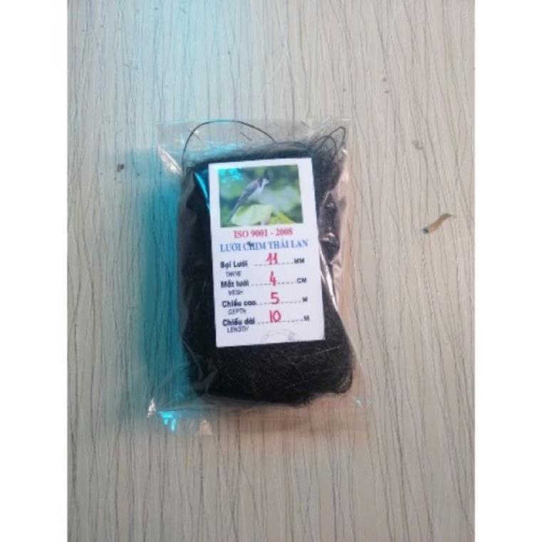 Lưới bẫy chim tàng hình Thái Lan các loại chim chào mào, chim ri+chim trao đảo, chim khuyên, chim mi
