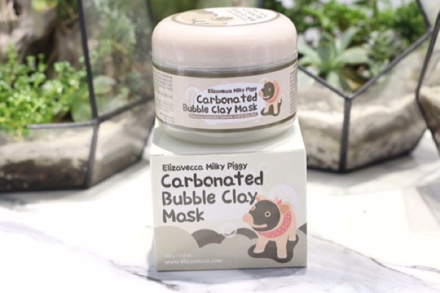 😇😇Nằm trong xu hướng mặt nạ sủi bọt, em #Elizavecca_milky_piggy_carbonated_bubble clay mask