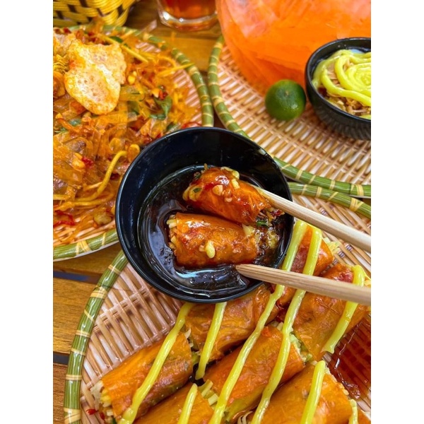 500g Sốt Bơ Vàng Làm Bánh Tráng Cuộn, Bánh Tráng Cuộn Bơ, Bánh Tráng Nướng