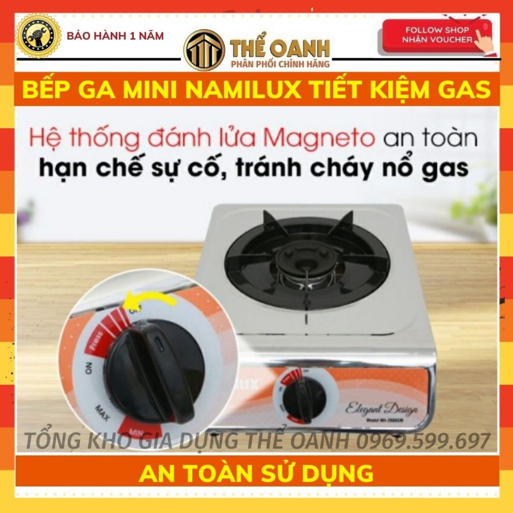 Bếp ga đơn⚡AN TOÀN⚡ Bếp gas mini Namilux NA300