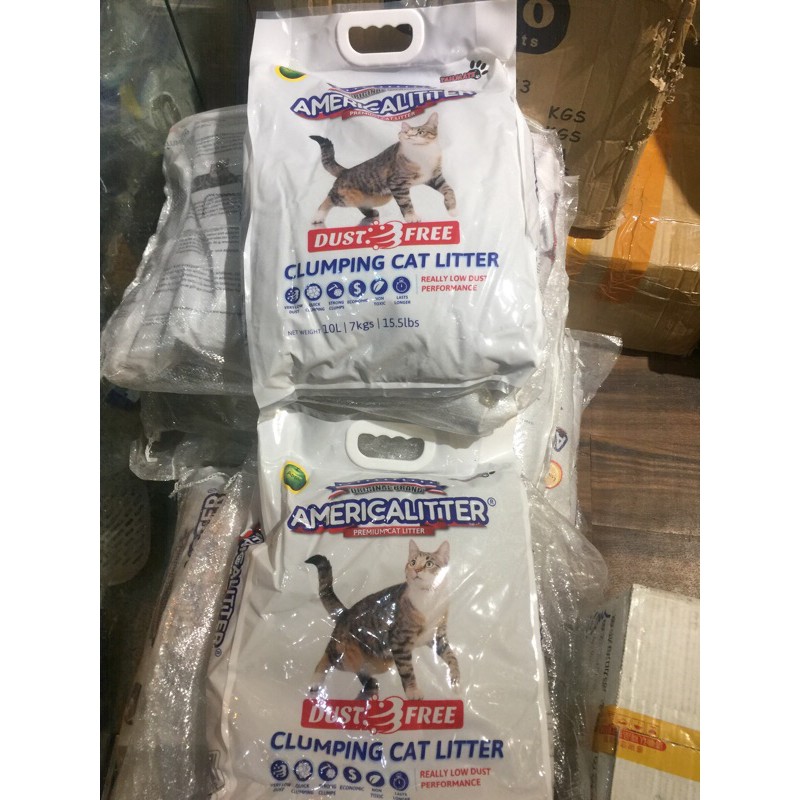 Cát Vệ Sinh cho chó/mèo AMERICAN LITTER túi 10L