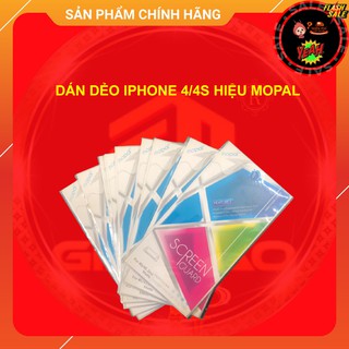 Dán dẻo ip4/4s hãng mopal 2 mặt trước sau thanh lý rẻ vô địch