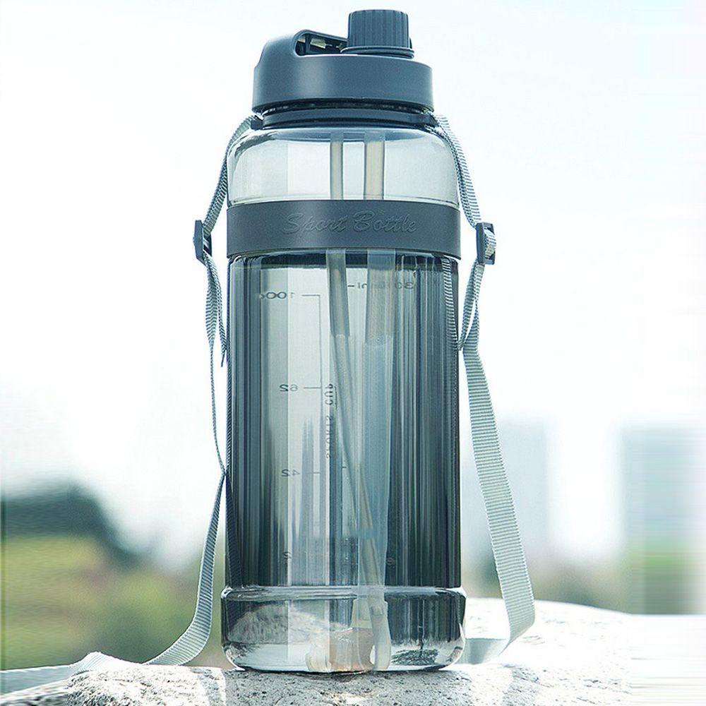 Bình Nước Dung Tích Lớn 700-3000ML Kèm Ống Hút Tiện Lợi