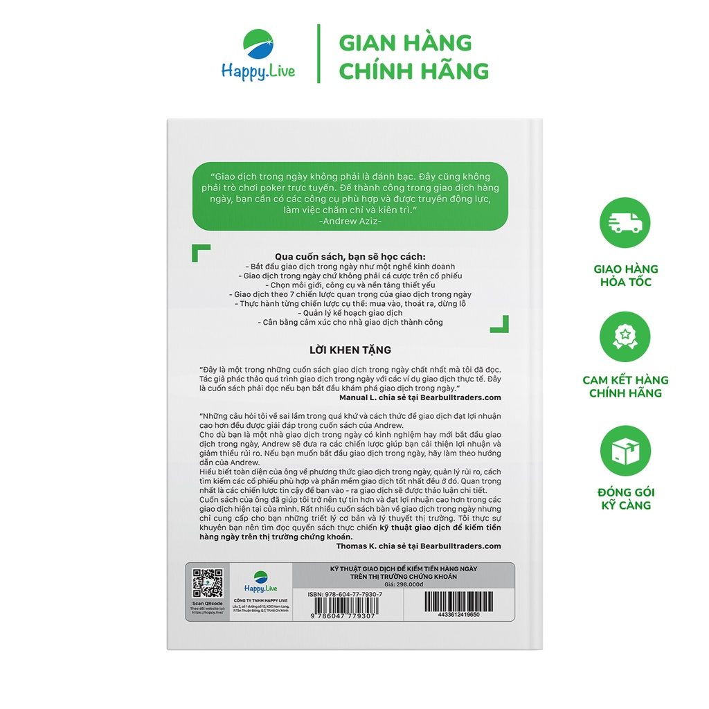 Sách Kỹ Thuật Giao Dịch Để Kiếm Tiền Hàng Ngày Trên Thị Trường Chứng Khoán - Day Trade For A Living