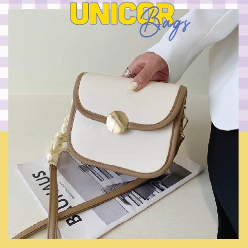 Túi Nữ Đeo Chéo Da Pu Đơn Giản Trẻ Trung Dây Đeo Tạo Điểm Nhấn