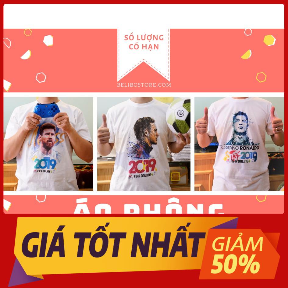 Áo thun cotton cao cấp ngắn tay in hình cầu thủ thể thao - Áo game bóng đá FiFa ❗