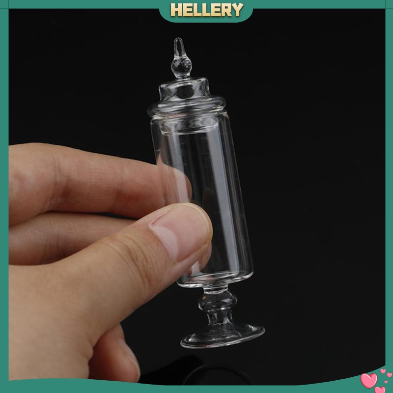 Lọ thủy tinh đựng kẹo tỉ lệ 1/12 cho nhà búp bê