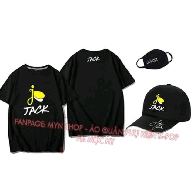 Combo: 1 nón, 1 khẩu trang, 1 áo thun JACK (J97) ( #ĐÓM)