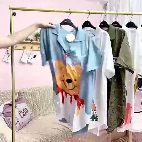 [HOT] Váy ngủ dáng sơmi cực xinh < 62kg lụa Mango mềm mịn pijama giá rẻ | BigBuy360 - bigbuy360.vn