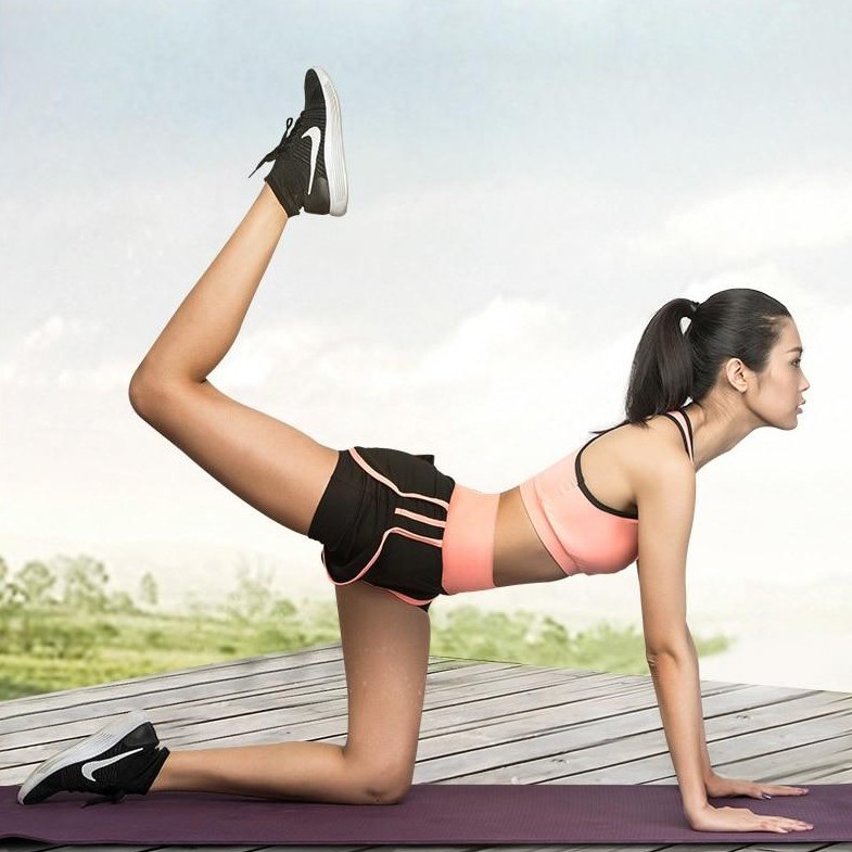 Bộ Tập Gym, Yoga, Thể Dục Nữ Hàng Cao Cấp - Set Quần Đùi + Áo Bra