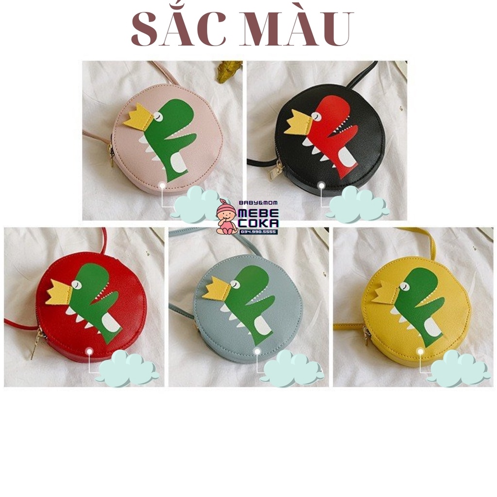 Túi đeo chéo khủng long, túi mini dễ thương phong cách Hàn Quốc cho bé gái