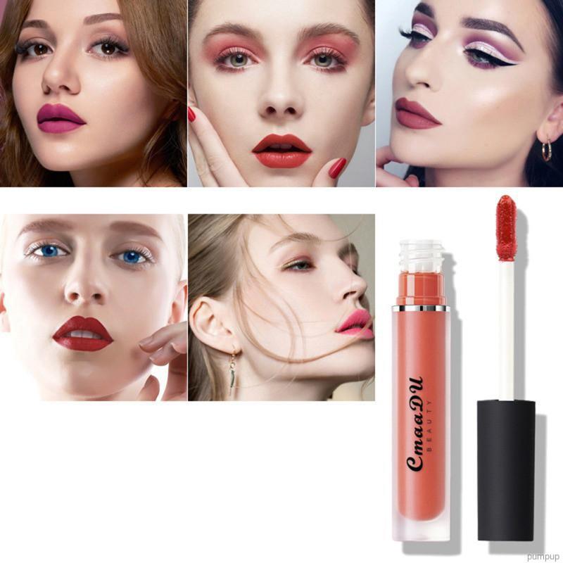 (Hàng Mới Về) Son Môi Cmaadu 15 Màu Tùy Chọn Chống Thấm Nước Và Chống Nhòe Cao Cấp