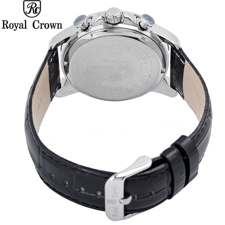 Đồng hồ nam chính hãng Royal Crown 8426 Leather Watch