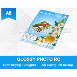 GIẤY KODAK RC A6 HIGH GLOSSY 270GMS( XẤP 50 TỜ)