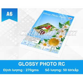 GIẤY KODAK RC A6 HIGH GLOSSY 270GMS( XẤP 50 TỜ)