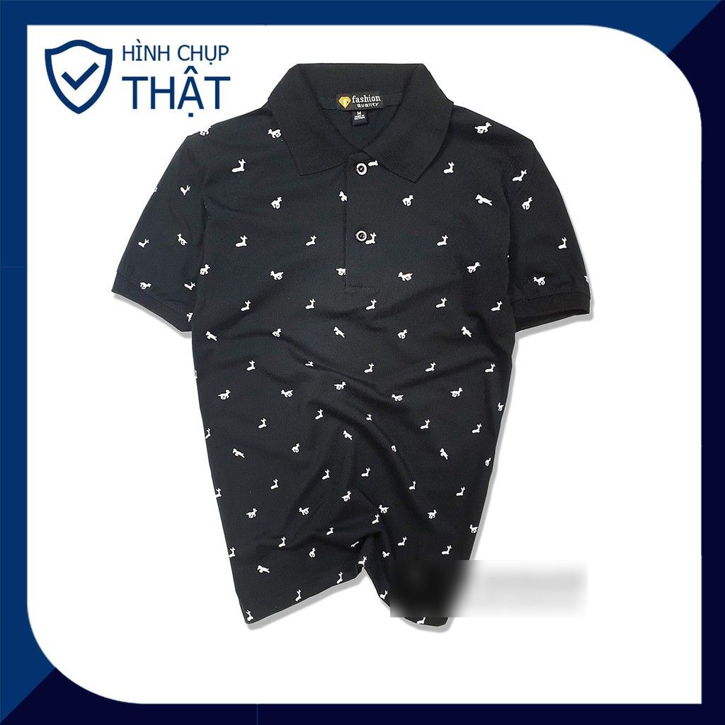 Áo thun nam polo NB004 -  Chất liệu cotton cá sấu, form suông basic thoáng mát, thoải mái | BigBuy360 - bigbuy360.vn