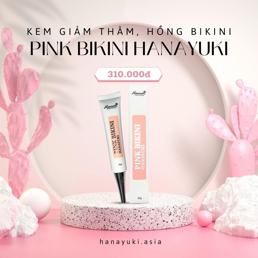 KEM LÀM HỒNG PINK BIKINI HANAYUKI 30GR
